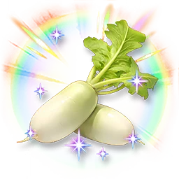 Colorful Shining Moondew Radish