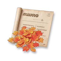 Furniture Blueprint: Harvest Moon - Crimson Leaves