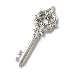 Silver-Plated Key