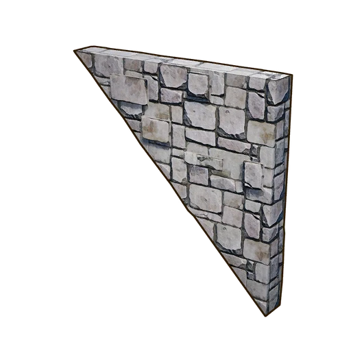 45° INVERTED ROOF SUPPORT WALL