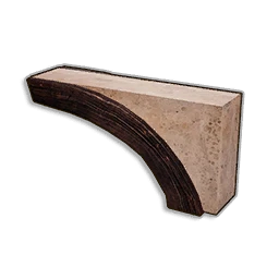 MEDIUM 30° INVERTED CURVED ROOF SUPPORT WALL