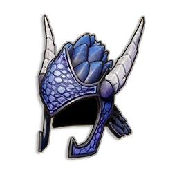 Blue Dragonhide Coif