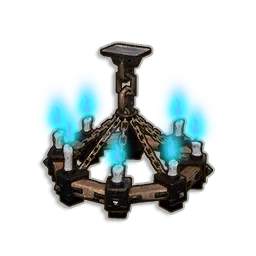 Blue Chandelier