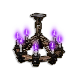 Purple Chandelier