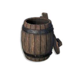Open Wooden Barrel