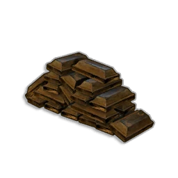 Large Bronze Bar Pile