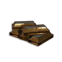 Small Bronze Bar Pile
