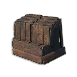 Wooden Bin Pile