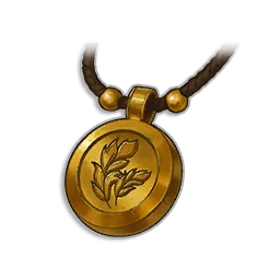 Gilded Gyrhawk Amulet