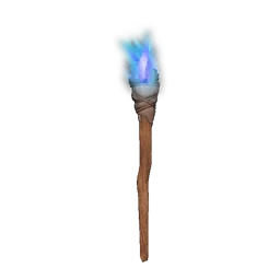Blue Standing Torch