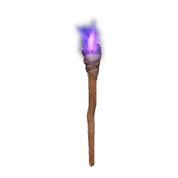 Purple Standing Torch