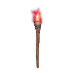 Red Standing Torch
