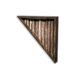 45° INVERTED ROOF SUPPORT WALL
