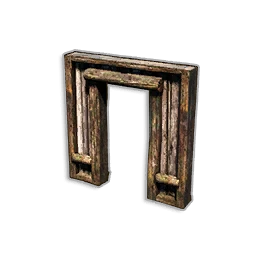 WALL WITH DOOR FRAME