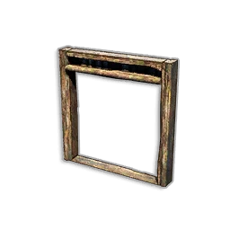 WALL WITH DOUBLE DOOR FRAME