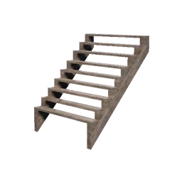 Wooden Stairs 45°